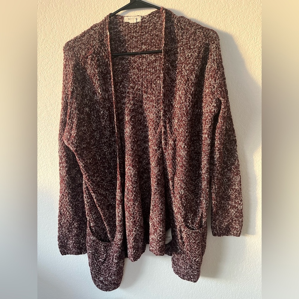 Garage Long Purple, Maroon Sweater Size XS